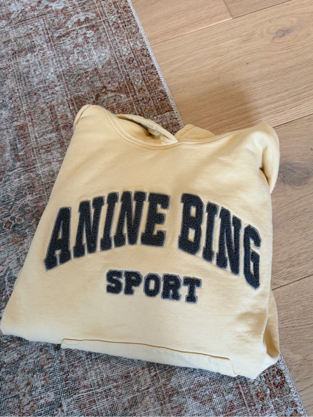 Anine Bing Sport Hooded Sweatshirt - Yellow